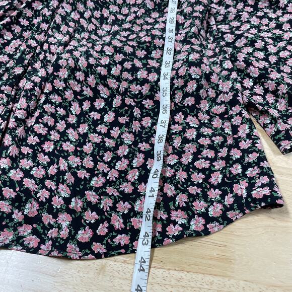 ByTiMo NWT Floral Fit & Flare Minidress Aster Rushed Size XL Flutter Sleeve - Picture 10 of 12